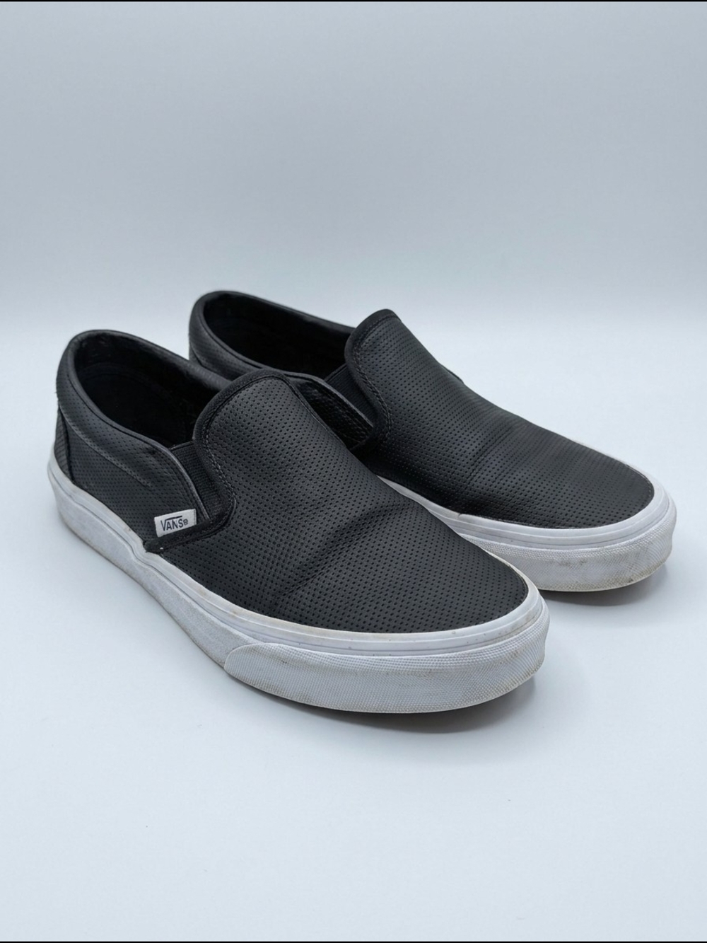 Vans Classic Slip-On Perforated Black Men's Shoes